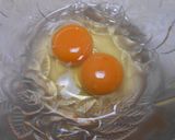 残ったポテトサラダを入れた卵焼き作り方3写真