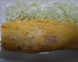 残ったポテトサラダを入れた卵焼き作り方11写真