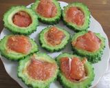 ゴーヤの鮭詰めフライ&チーズ焼き作り方4写真