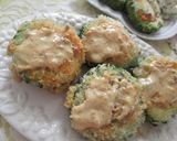 ゴーヤの鮭詰めフライ&チーズ焼き作り方7写真