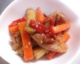鶏肉入り 極太きんぴらごぼう作り方11写真