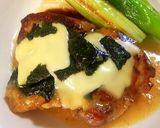 鶏肉の味噌ソテー☆海苔チーズ作り方7写真
