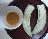 秋ナスの味噌田楽作り方1写真