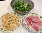 チンゲン菜 de どんぶり♪作り方1写真