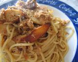 さけ缶とエリンギのパスタ作り方5写真