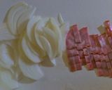 玉ねぎとベーコンのコンソメスープ作り方1写真