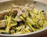 SRでズッキーニーと鶏ささみの炒め風作り方3写真