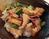 チンゲン菜 de どんぶり♪作り方4写真