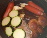 豚肉と夏野菜のタジン蒸し・赤味噌で作り方3写真