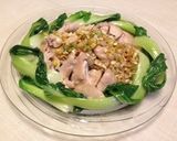 レンジで簡単！もも肉で蒸し鶏♡香味ソース作り方7写真