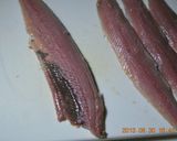 おいし～ぃ♪　秋刀魚梅しそ ロール作り方1写真