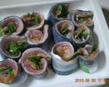 おいし～ぃ♪　秋刀魚梅しそ ロール作り方5写真