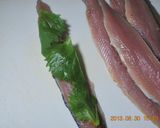 おいし～ぃ♪　秋刀魚梅しそ ロール作り方3写真