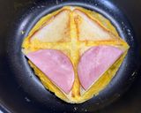 ハムチーズサンド ワンパン&簡単作り方5写真