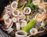 炊飯器で作るパエリア風ご飯作り方4写真