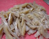 きんぴらごぼう田舎風作り方1写真
