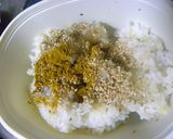 我が家のおにぎり♪ツナ☆マヨ☆カレー作り方1写真