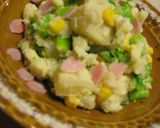 ❀春を愛でよう~♪菜の花ポテトサラダ作り方4写真