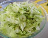 キャベツとセロリのさっぱりサラダ作り方1写真