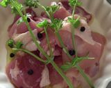 バジルの茎でチキンソテー作り方1写真