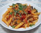 豚肉とナスのトマトソースパスタ作り方13写真