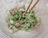 生ハムと水菜の洋風かき揚げ作り方2写真