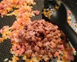 玄米で作る納豆チャーハン(カレー風味)作り方4写真