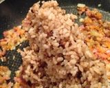 玄米で作る納豆チャーハン(カレー風味)作り方5写真