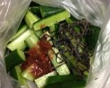 ☆きゅうりの浅漬♯梅肉味*作り方2写真