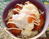 超簡単♪タルマヨ唐揚げ丼！作り方5写真
