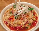 麺つゆとバルサミコの冷製パスタ作り方4写真
