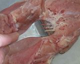 鶏もも肉の香味焼き　ガーリックパン粉添え作り方1写真