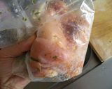 鶏もも肉の香味焼き　ガーリックパン粉添え作り方3写真