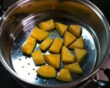 かぼちゃとレーズンのサラダ作り方1写真