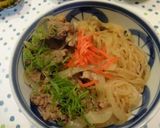 あっさり牛丼（白滝と玉ねぎでカサ増し）♪作り方5写真