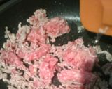茄子とピーマンの甘辛そぼろ作り方2写真