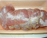 蒸した豚モモ肉の中華あんかけ作り方1写真