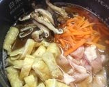 鶏ごぼうの炊き込みご飯作り方4写真