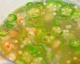 ✿焼き茄子の海老とオクラの餡かけ✿作り方5写真