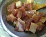 筑前煮用の水煮で酢豚作り方1写真
