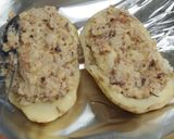 マスタード風サンマ蒲焼deポテチーズ焼き作り方2写真