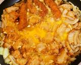 たまごとろ～りのコツあり♪唐揚げで親子丼作り方8写真