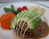 アボカドハンバーグ作り方14写真