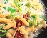 ドライトマトとピーマンのショートパスタ作り方6写真
