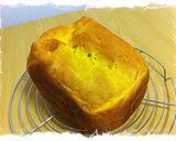 ふわふわ黄色いかぼちゃ食パン100%HB作り方5写真