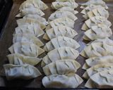 鶏ミンチ＋塩麹deエノキタケにら餃子作り方2写真