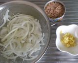 ツナと玉ねぎの和風パスタ作り方1写真