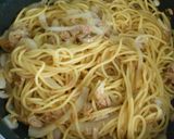 ツナと玉ねぎの和風パスタ作り方5写真