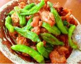 ししとうと豚の竜田揚げの味噌炒め作り方7写真
