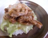 焼肉ライスバーガー作り方4写真